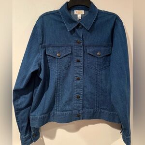 Talbots Dark Blue Jean Jacket